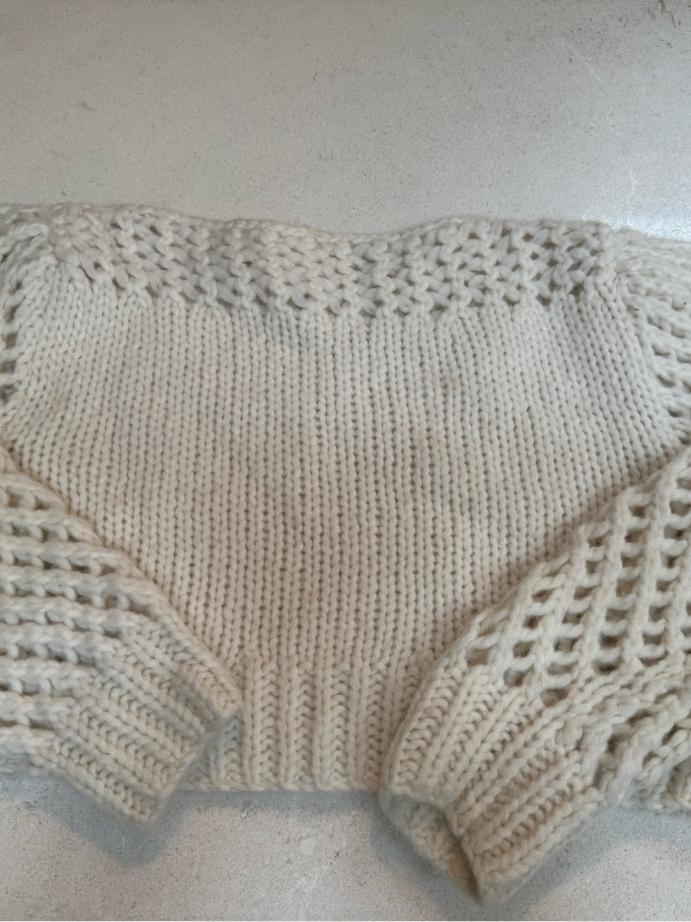 Loveshack Fancy alpaca sweater small